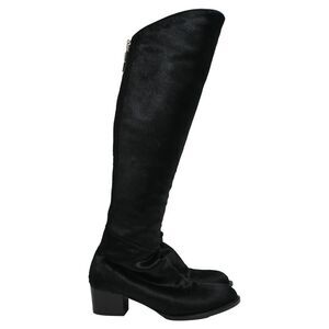 Alexander Wang Knee-High Boots in Black Pony Hair